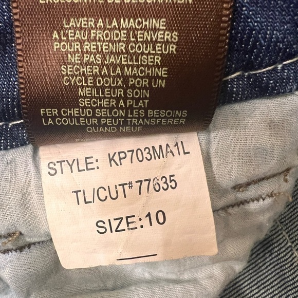 Kut From The Kloth So Low Women’s Medium Wash Blue Bootcut Denim Jeans Sz 10 TL - Picture 8 of 9